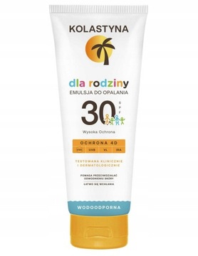 KOLASTYNA Emulsja do opalania FAMILY SPF30 250ml
