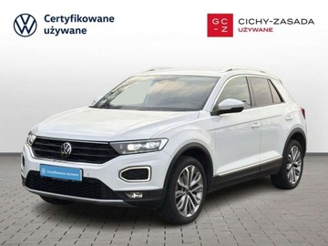 Volkswagen T-Roc I SUV 1.5 TSI ACT 150KM 2021 Volkswagen T-Roc TSI 150KM Premium Pakiet Sport LED Blind Spot ACC FV