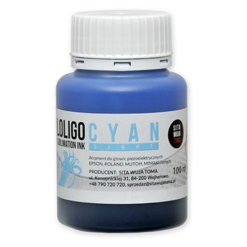 Atrament Loligo - 100 ml - SUBLIMACJA light-CYAN