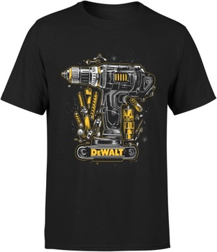 DEWALT KOSZULKA MĘSKA ROBOCZA BUDOWLAŃCA DE WALT T-SHIRT MĘSKI TSHIRT