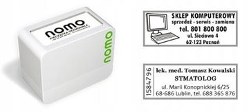 ШТАМП Modico Nomo 2 1/2, ГРАФИТ - 5 линий