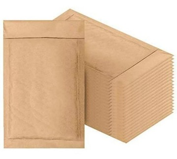 KOPERTY BĄBELKOWE D14 100szt KRAFT BRĄZOWE