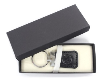 КОЖАНЫЙ БРЕЛОК С ЛОГОТИПОМ MERCEDES + ЧЕХОЛ