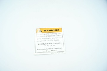 NAKLEJKA OSTRZEGAWCZA 3 KYMCO