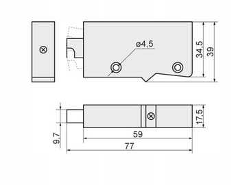КРЕПЛЕНИЕ ПОДВЕСКИ К ШКАФУ CALVADOS