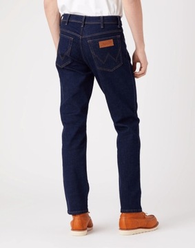 WRANGLER TEXAS SLIM MĘSKIE SPODNIE JEANSOWE DAY DRIFTER W12SQ821U W35 L30