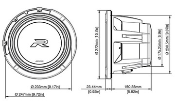 ALPINE R2-W10D2 750 Вт RMS ЛЕГЕНДАРНЫЙ БАС, НОВЫЙ R