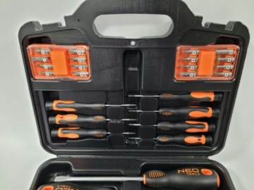 Набор отверток и отвертка. 30 шт НЕО 04-209