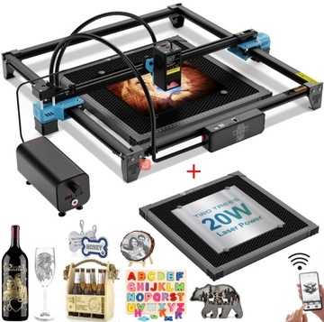 Grawer /wycinarka laserowy Twotrees TTS-20 Pro 160W +Pompa +XL Pad