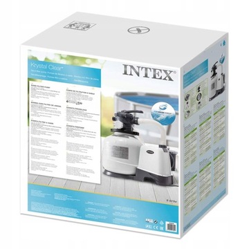 ПЕСОЧНЫЙ НАСОС 10500 л/ч ПЕСОК 50 КГ INTEX 26648GS