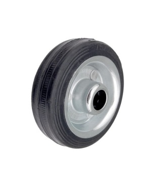 Koło kółko metal-guma fi 75mm do wózka + tulejka