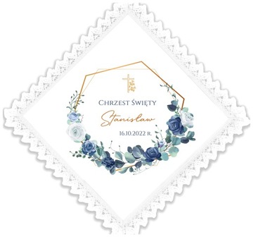Biała szatka do chrztu Eco Kolekcja OPAL Boho BR
