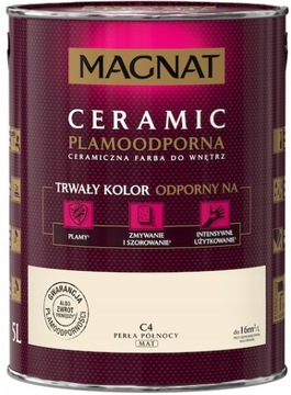 FARBA DO ŚCIAN MAGNAT CERAMIC 5L PERŁA PÓŁNOCY