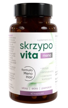 SKRZYPOVITA MENO 60 KAPSUŁEK SIWIEJĄCE WŁOSY GĘSTOŚĆ SKÓRY