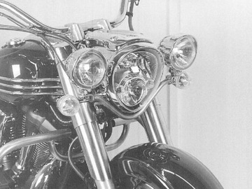 Yamaha XV 1900 Midnight Star 06- zestaw lamp bocznych, dodatkowych