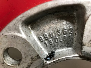 PORSCHE BOXER KOLO REZERVY DOJEZDOVÉ 17" ORIG.