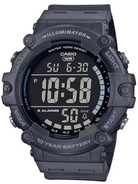 ZEGAREK MĘSKI CASIO SPORT ILLUMINATOR AE-1500WH-8B - WR100- DUAL TIME + BOX