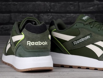 Buty męskie sportowe Reebok GL 1000 RUNNING ZIELONY, BIAŁY SKÓRA