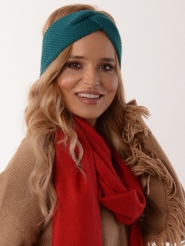 Теплый женский ободок в морском стиле - O3