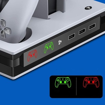 ЗАРЯДНАЯ СТАНЦИЯ ДЛЯ ОХЛАЖДАЮЩЕЙ ПОДСТАВКИ ДЛЯ PS5 ПОДСТАВКА ДЛЯ ЗАРЯДНОЙ ПОДСТАВКИ