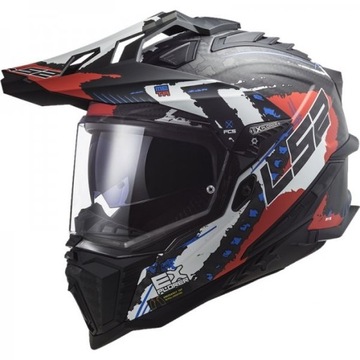 ШЛЕМ LS2 MX701 C EXPLORER EXTEND MATT RED y.S