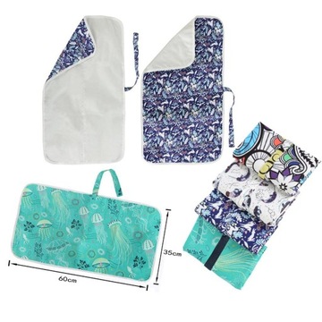 Diaper Changing Pad Portable Baby Diaper Green