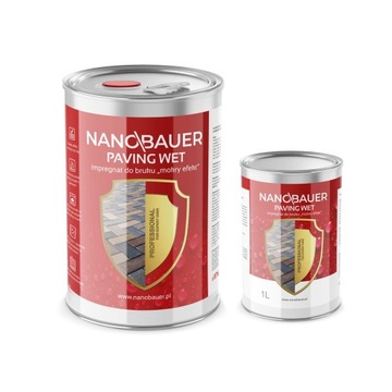 Пропитка для мокрой брусчатки NANOBAUER