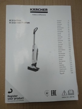 instrukcja do mopa elektrycznego karcher FC5 PL