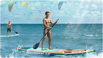 Надувная доска SUP для плавания Paddle Reefbreak 350 см, лопастной насос, 220 кг