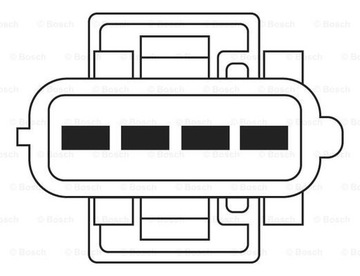 Лямбда-зонд (кол-во проводов 4, 565мм) (перед катализатором) CITROEN