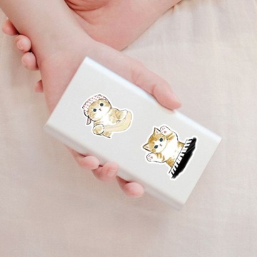 НАКЛЕЙКИ ВОДОНЕПРОНИЦАЕМЫЕ MIX CATS 50 ШТ.