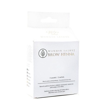 Wonder Lashes Brow Henna do brwi Graphite 3 x 1 g