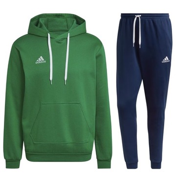 Adidas Wygodny Męski Komplet Bluza Spodnie Dresy Entrada 22 Sportowe r.XXL