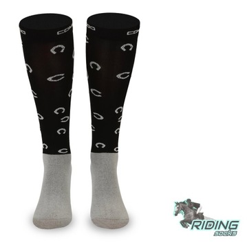 Носки для верховой езды из микрофибры - подковы