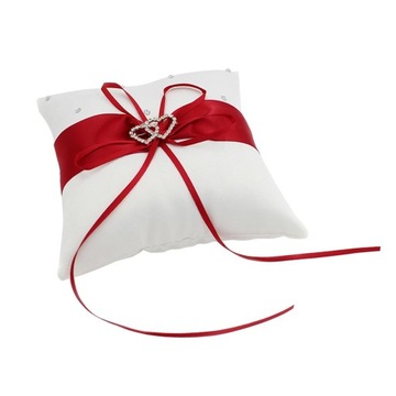 Wedding Crystal Satin Ring Pillow Ring Bearer Ring
