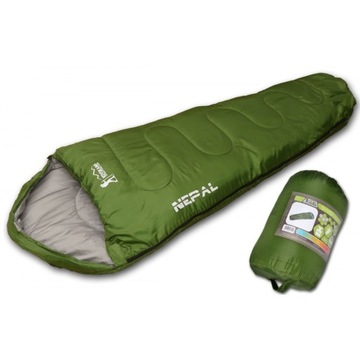ŚPIWÓR CIEPŁY KOŁDRA 1KG 2w1 210X80 POKROWIEC XL