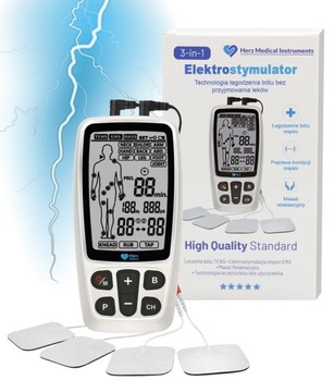 Elektrostymulator Mięśni i Nerwów TENS EMS 60 prog