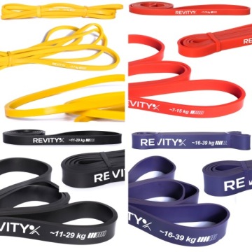 СОПРОТИВЛЕНИЕ УПРАЖНЕНИЯ ПОЛОСЫ ФИТНЕС КРОССФИТ НАБОР СИЛА ПОЛОСЫ 4 ШТ.