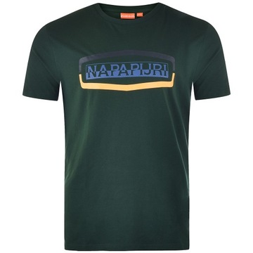 Napapijri T-Shirt Męski NP0A4GDRGAE Zielony -40%