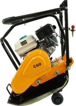 БЕНЗИНОВЫЙ ПРИНУДИТЕЛЬНЫЙ УПЛОТНИТЕЛЬ ГРУНТА 6,5 Л.С. 72 КГ РЕЗИНА + МАСЛО BRIGGS&STRATTON