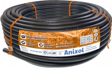Rura PE PN6 50m, 25mm - 21mm, mocna do nawadniania z pompy - Anixol