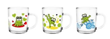 Glasmark Kpl. 3 kubków 200ml ŻABKI