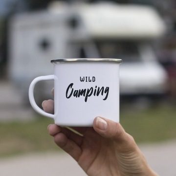 Эмалированная кружка - Wild Camping