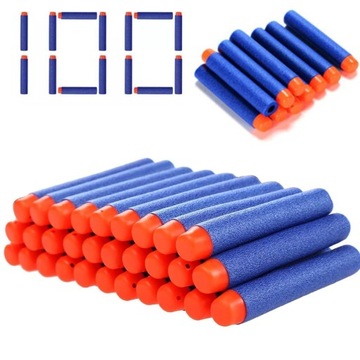 NABOJE Z PIANKI EVA 7,2 CM NABOJE Z PIANKI 100 NABOI