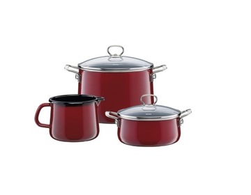 RIESS Zestaw 3el Rosso QUARZ EMALIA AUSTRIA