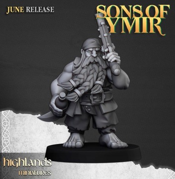Гномьи пираты x 10 CMD — Highlands Miniatures