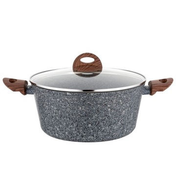 GARNEK ALUMINIOWY MASTER Z POKRYWĄ 28 CM 6,1L FLORINA