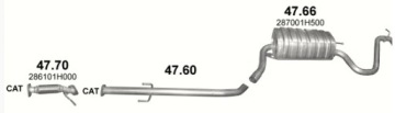 KIA CEE`D 1.41.6 16V (2006-2009) 3 и 5 дверный ELASTIC CONNECTOR PIPE