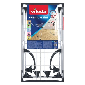 Сушилка для белья Vileda Premium 2 в 1 с нагревателем