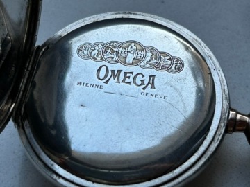 Карманные часы Omega Серебро 800 Состояние !